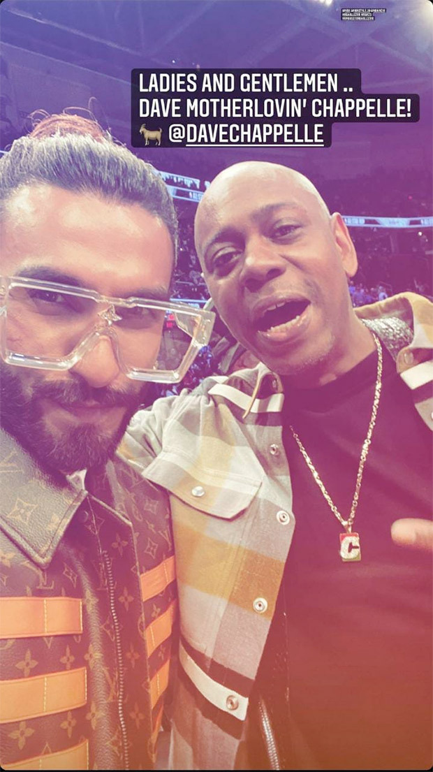 Ranveer Singh shares photos with Machine Gun Kelly, Megan Fox, Bill Murray, Mary J. Blige, Shaquille O'Neal from NBA All-Star Celebrity Game in Cleveland Ranveer Singh shares photos with Machine Gun Kelly, Megan Fox, Bill Murray, Mary J. Blige, Shaquille O'Neal from NBA All-Star Celebrity Game in Cleveland