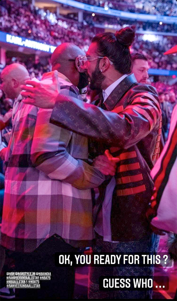 Ranveer Singh shares photos with Machine Gun Kelly, Megan Fox, Bill Murray, Mary J. Blige, Shaquille O'Neal from NBA All-Star Celebrity Game in Cleveland Ranveer Singh shares photos with Machine Gun Kelly, Megan Fox, Bill Murray, Mary J. Blige, Shaquille O'Neal from NBA All-Star Celebrity Game in Cleveland