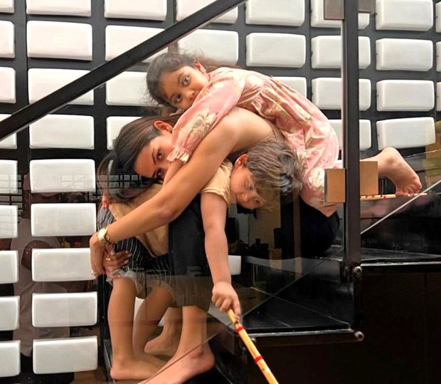 Mira Rajput gets sandwiched between kids Misha and Zain; Ishaan Khatter says he clicks best photos Mira Rajput gets sandwiched between kids Misha and Zain; Ishaan Khatter says he clicks best photos