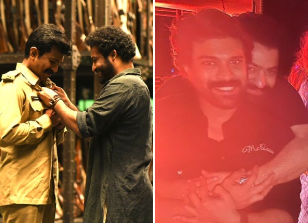 RRR star Jr. NTR shares a picture from co-star Ram Charan's birthday bash after smashing opening at the box office