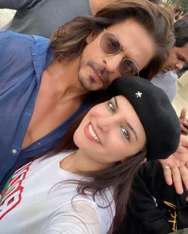 Shah Rukh Khan flaunts his long tresses in photos with fans after wrapping Spain schedule of Pathaan