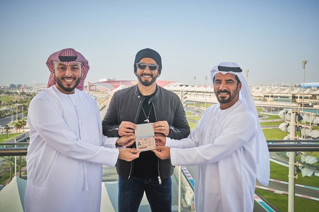 Yas Island brand ambassador Ranveer Singh and his family receive UAE Golden Visas