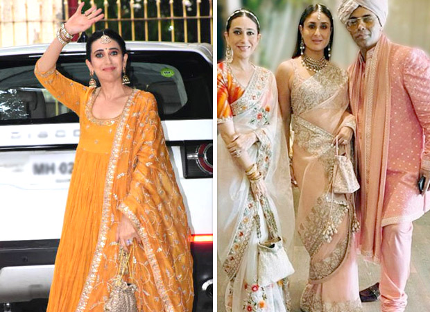 Trending Bollywood Pics: From Karisma Kapoor sharing first images from Ranbir Kapoor-Alia Bhatt's mehendi ceremony, Neetu Kapoor, Mahesh Bhatt and other arriving at the venue, to the groom's mother flaunting her mehandi, to Kareena Kapoor Khan, Karisma Kapoor and Karan Johar turning baaraatis, here are today’s top trending entertainment images