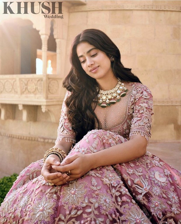 janhvi kapoor pink dress Throwback: When Janhavi Kapoor looked Sridevi's replica in a subtle pink look | Hindi Movie News