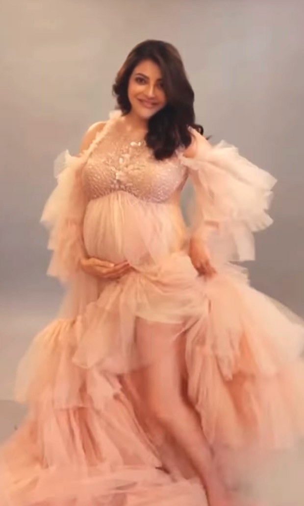 Mom-to-be Kajal Aggarwal emanates pregnancy glow in blush pink tulle gown  in maternity photoshoot, watch video : Bollywood News - Bollywood Hungama