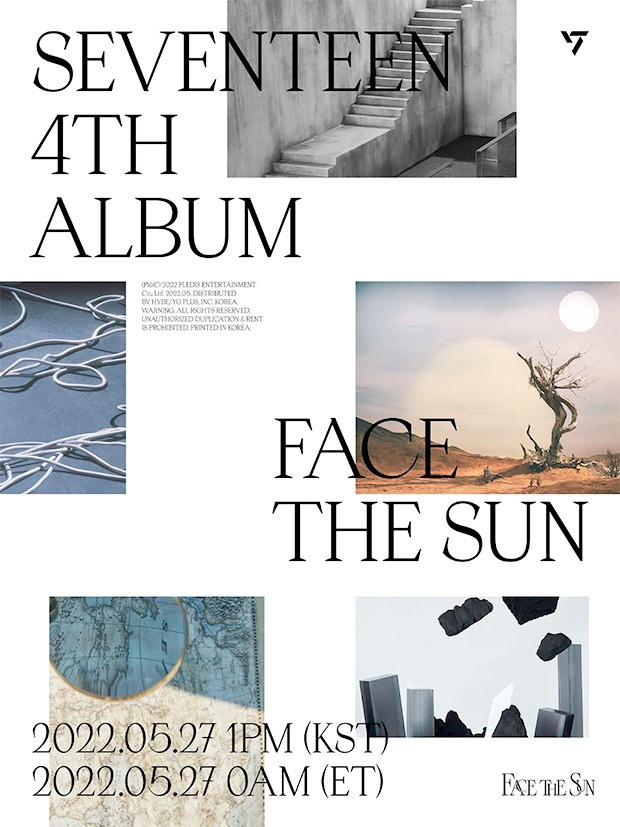 SEVENTEEN to release fourth full length album 'Face the Sun' on May 27, 2022