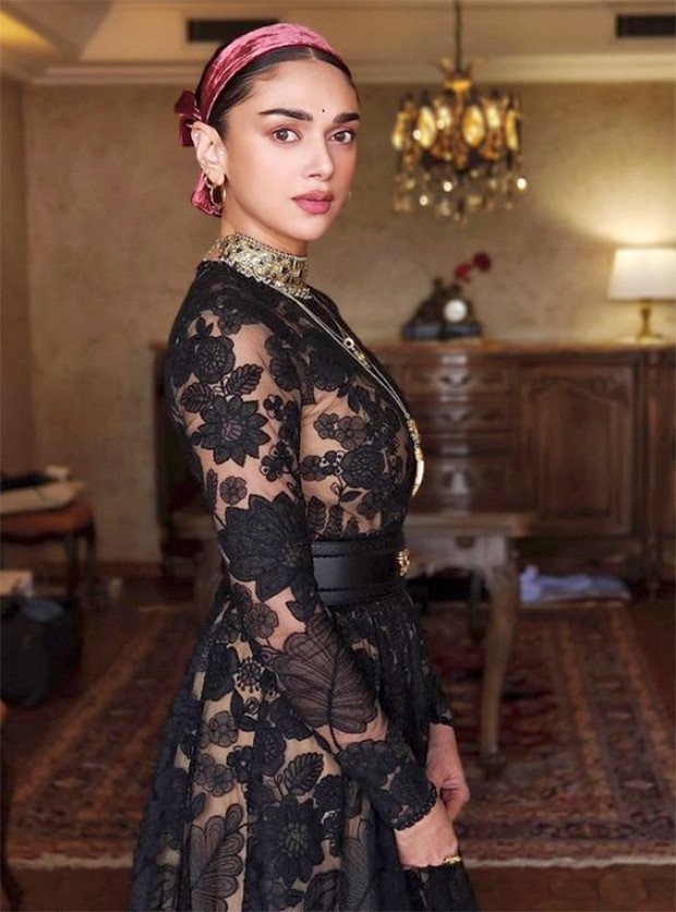 Cannes 2022: Aditi Rao Hydari makes her red carpet debut in black  semi-sheer Sabyasachi gown 2022 : Bollywood News - Bollywood Hungama