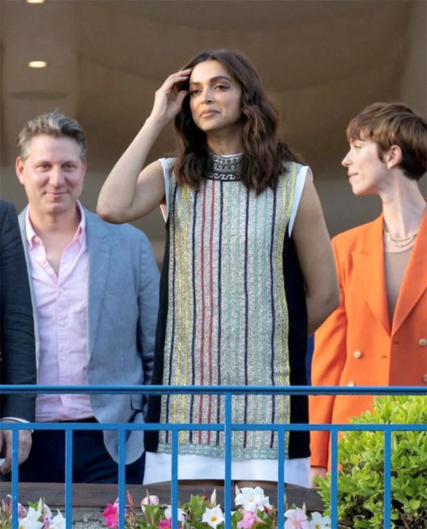 Cannes 2022: Deepika Padukone makes a statement in a multi-coloured striped Louis Vuitton dress for her first appearance as jury member