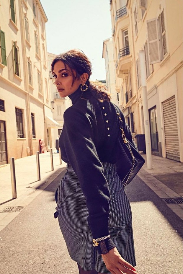 Cannes 2022: Deepika Padukone makes heads turn in velvet turtle neck top  and checked Bermuda shorts at the French Riviera 2022 : Bollywood News -  Bollywood Hungama