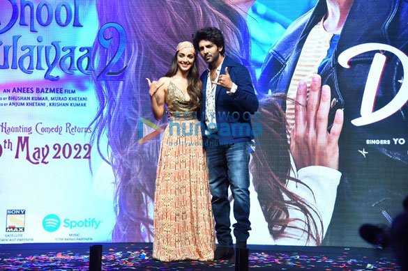 Photos: Kartik Aaryan, Kiara Advani and others snapped at Imagica for Bhool Bhulaiyaa 2 promotions