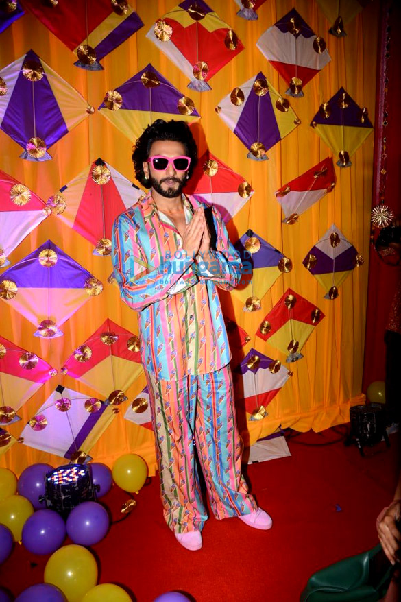 Photos: Ranveer Singh snapped at a special screening of Jayeshbhai Jordaar for children in Juhu