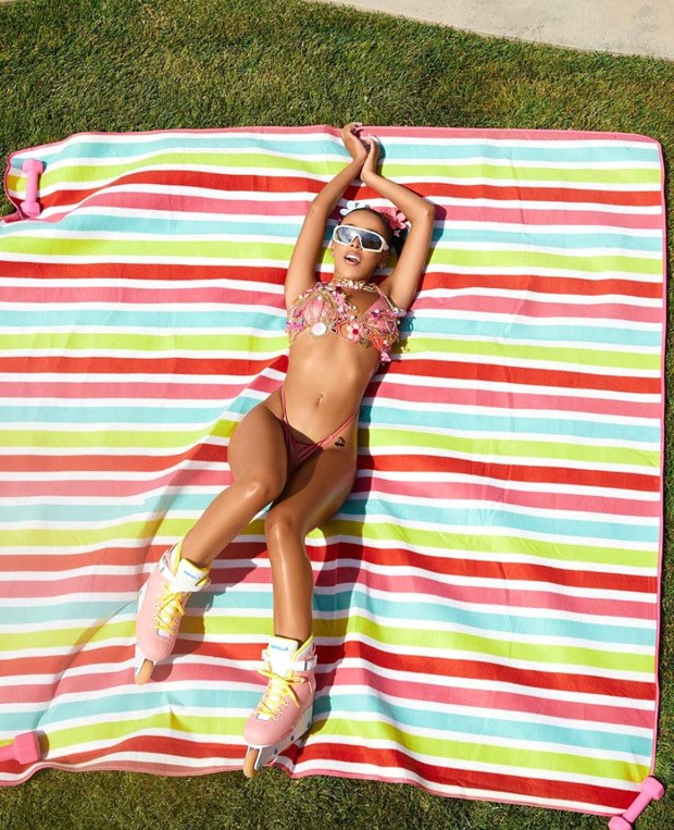 Doja Cat looks scintillating in ‘barely there’ embellished bikini a in sizzling photoshoot