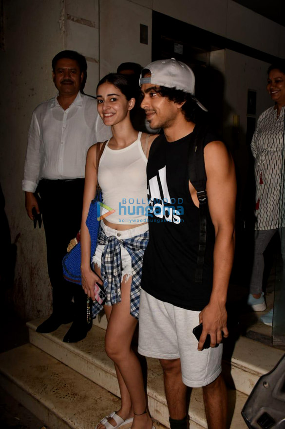 Photos: Ananya Panday and Siddhant Chaturvedi snapped at a dance class