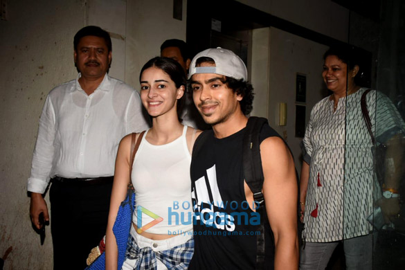 Photos: Ananya Panday and Siddhant Chaturvedi snapped at a dance class