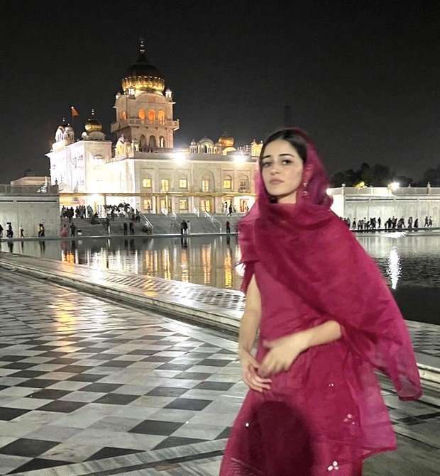 Ananya Panday seeks blessings at Delhi’s Bangla Sahib ahead of Liger release, shares pictures