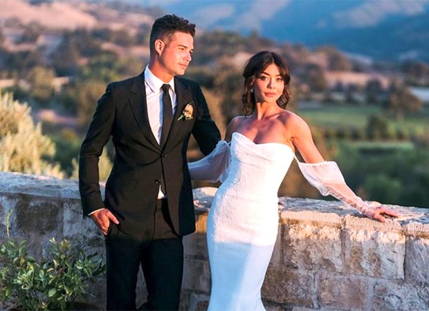 modern family haley dress wedding Modern Family actor Sarah Hyland's wedding in California: See all photos  here