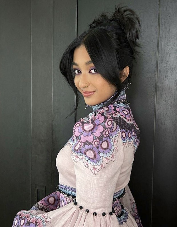 Never Have I Ever star Maitreyi Ramakrishnan displays floral magic in Zimmermann’s purple dress on Tonight Show starring Jimmy Fallon Never Have I Ever star Maitreyi Ramakrishnan displays floral magic in Zimmermann’s purple dress on Tonight Show starring Jimmy Fallon