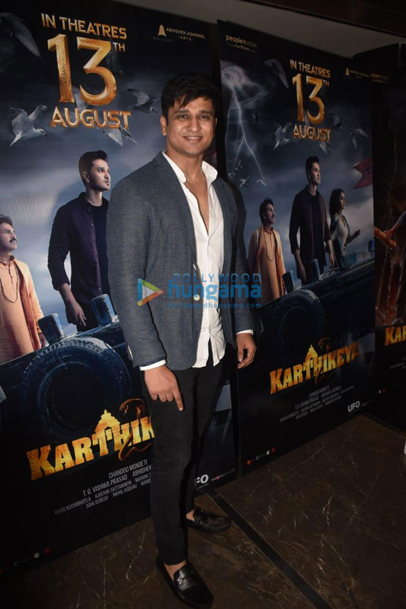 Photos: Celebs grace the screening of Karthikeya 2