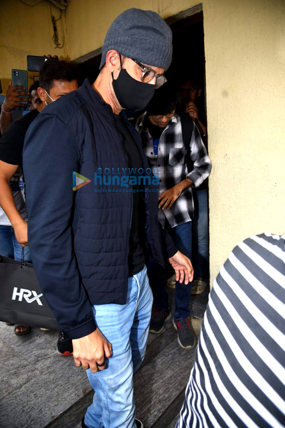 Photos: Hrithik Roshan and Goldie Behl snapped at PVR Juhu