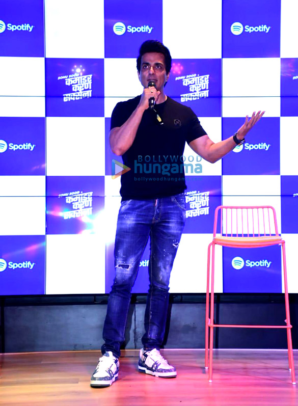 Photos: Sonu Sood attends the announcement of Spotify's newest podcast series Commander Karan Saxena