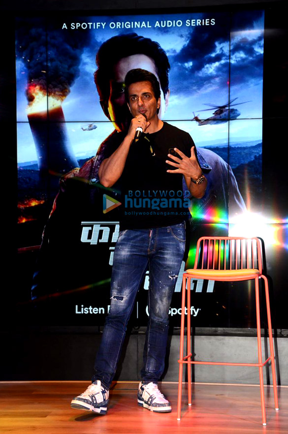 Photos: Sonu Sood attends the announcement of Spotify's newest podcast series Commander Karan Saxena