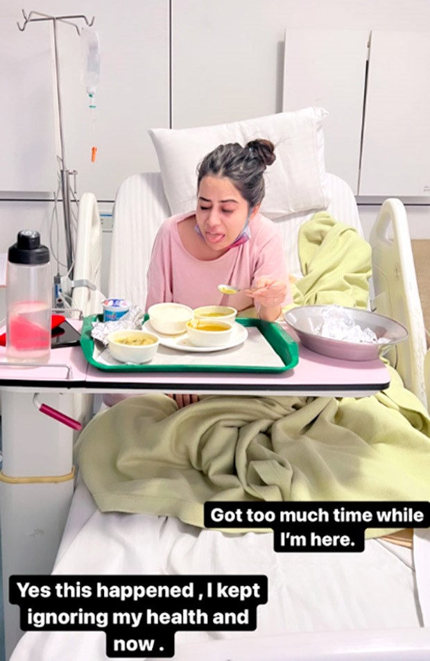 Urfi Javed admitted to hospital for undisclosed reason - “I kept ignoring my health”