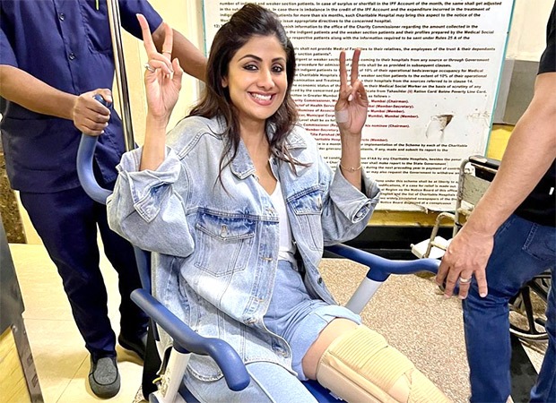 Shilpa Shetty breaks her leg shooting; says, â€œThey said, Roll camera action  â€“ â€œbreak a leg!â€ I took it literallyâ€ : Bollywood News - Bollywood Hungama