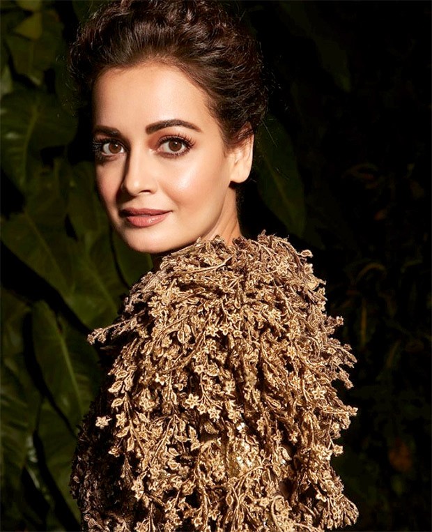 Dia Mirza is a sight to behold in a 3D embroidered gown designed by Rahul  Mishra for the Filmfare Awards 2022 3 : Bollywood News - Bollywood Hungama