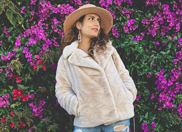 Fatima Sana Shaikh jets off for the next schedule of her upcoming Sam Bahadur with 'ache bachhe' Vicky Kaushal and Mohammed Zeeshan Ayyub