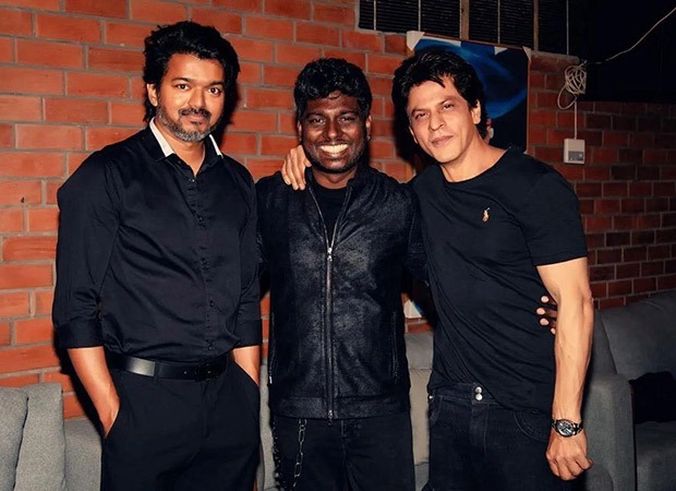 Shah Rukh Khan and Thalapathy Vijay celebrate the birthday of Atlee Kumar and the photo goes viral