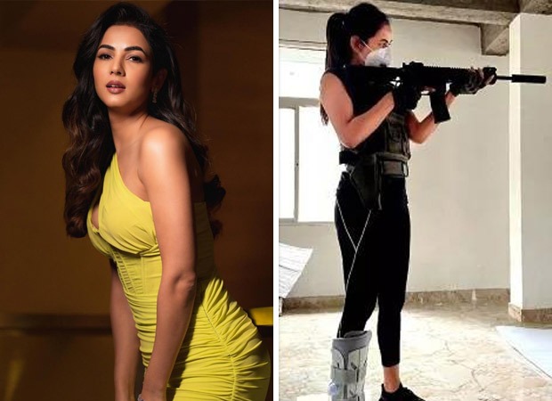 Sonal Chauhan shares a video of how she hurt her foot while shooting action scenes for The Ghost