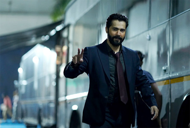 Varun Dhawan suits up for a song shoot for Bhediya; shares candid moments with Amar Kaushik and Ganesh Acharya