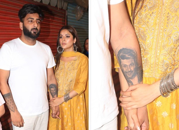 Shehnaaz Gill touches Sidharth Shukla's tattoo when she visits Lalbaugcha Raja; fans hail their love : Bollywood News - Bollywood Hungama Shehnaaz Gill touches Sidharth Shukla's tattoo when she visits Lalbaugcha Raja; fans hail their love : Bollywood News - Bollywood Hungama