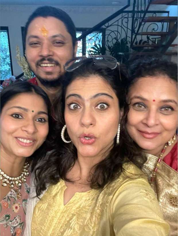 Kajol, sister Tanisha Mukerji, mother Tanuja celebrate Bhai Dooj, see photos 