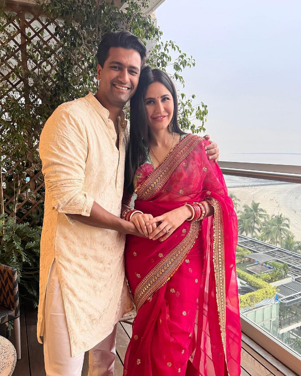 Katrina Kaif looks radiant as she celebrates first Karva Chauth with Vicky Kaushal, see photos 