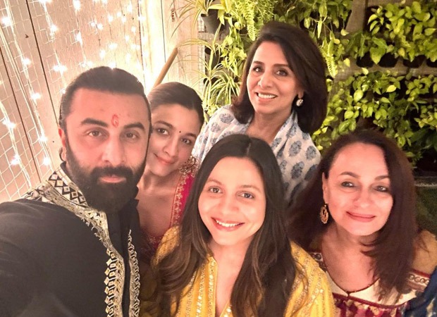Ranbir Kapoor and Alia Bhatt celebrate their FIRST Diwali post marriage; Neetu Kapoor shares pics