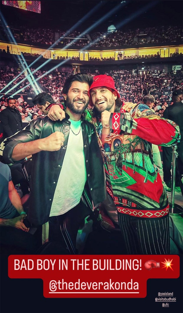 Ranveer Singh turns fanboy as he meets Steven Seagal at Yas Island; bumps into Vijay Deverakonda at the UFC match in Dubai