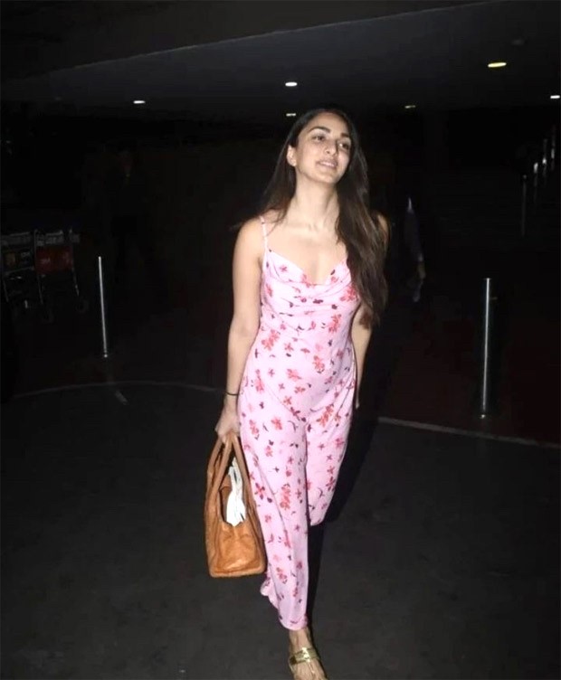 kiara advani pink dress Kiara Advani nails airport fashion in no make-up look and pink floral dress  worth Rs. 5K from Summer Somewhere 5 : Bollywood News