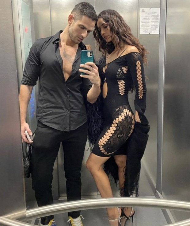 Disha Patani's black flirtatious cut out dress for Mohit Rai's birthday  party is unlike anything else you own : Bollywood News - Bollywood Hungama