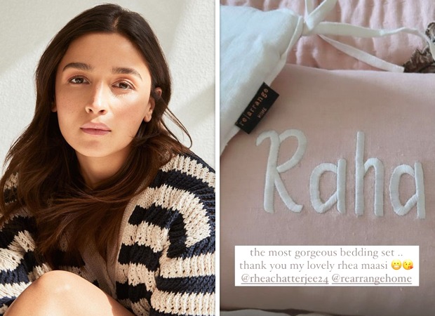 Alia Bhatt flaunts cute bedding set received by her daughter Raha Kapoor