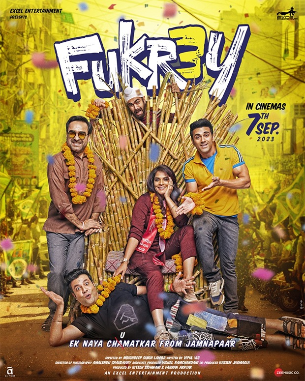 Confirmed! Pulkit Samrat-Richa Chadha starrer Fukrey 3 to release in 2023 on THIS date : Bollywood News - Bollywood Hungama