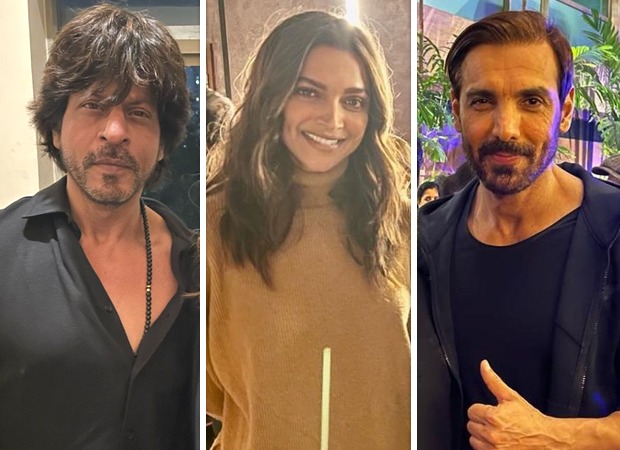 INSIDE PATHAAN PREMIERE: Shah Rukh Khan, Deepika Padukone, John Abraham are all smiles at the special screening, see pics 
