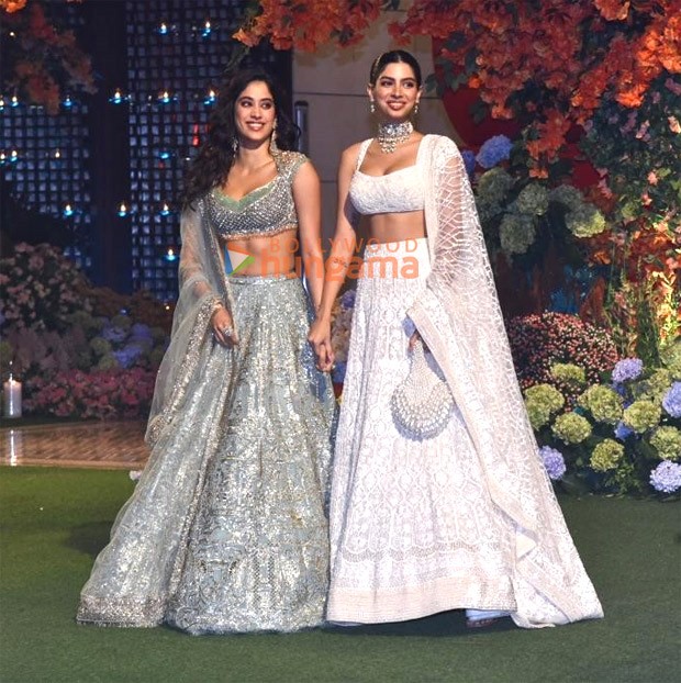 Janhvi Kapoor and Khushi Kapoor add much-needed bling to Anant Ambani & Radhika Merchant's engagement party with extravagant, shimmering lehengas