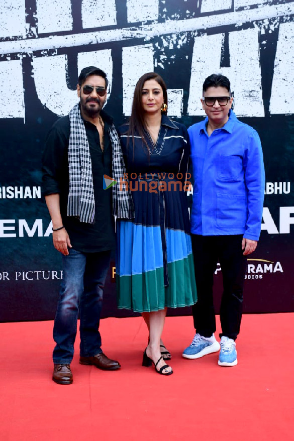 Photos: Ajay Devgn, Tabu and Bhushan Kumar grace the second teaser launch of Bholaa