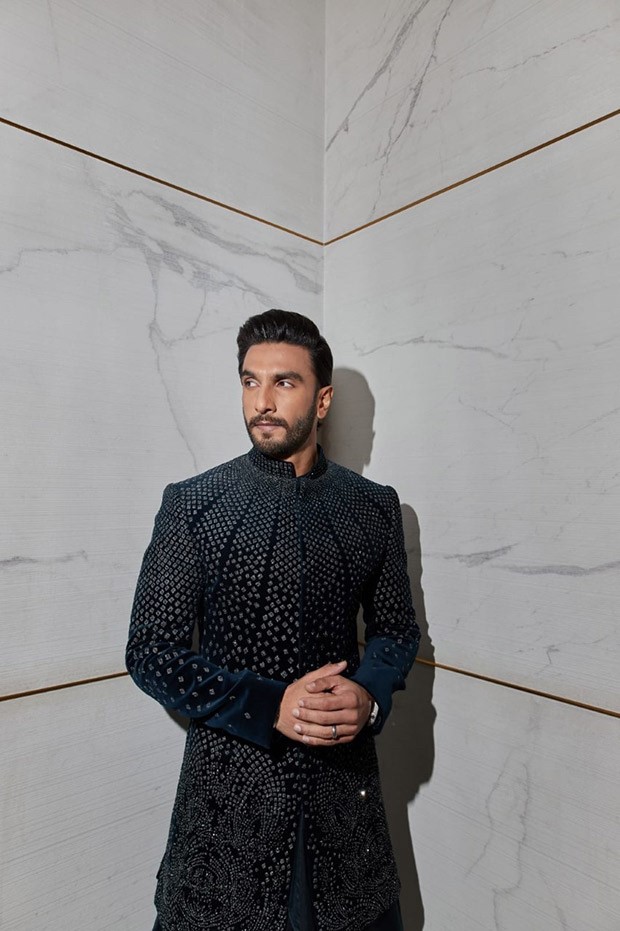 Ranveer Singh looks regal in heavily embellished jacket and