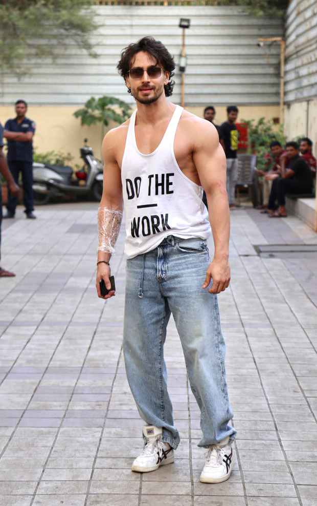 Tiger Shroff flaunts release date tattoo on his muscled forearm   Viralbollywood Entertainment