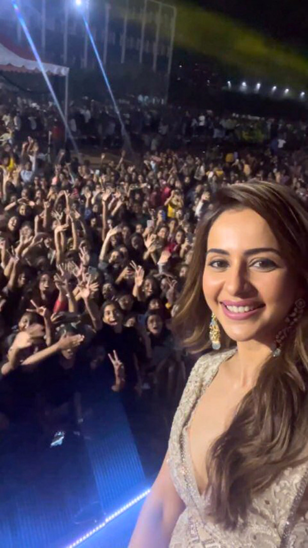 Rakul Preet Singh overwhelmed with the response at a Chennai college: 'Can't express my emotions in words'