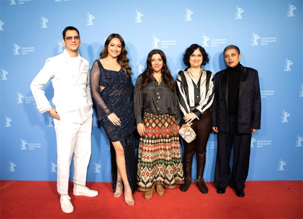 Sonakshi Sinha, Vijay Varma, Zoya Akhtar & team Dahaad strike a pose on the red carpet of Berlin International Film Festival 2023, see pics