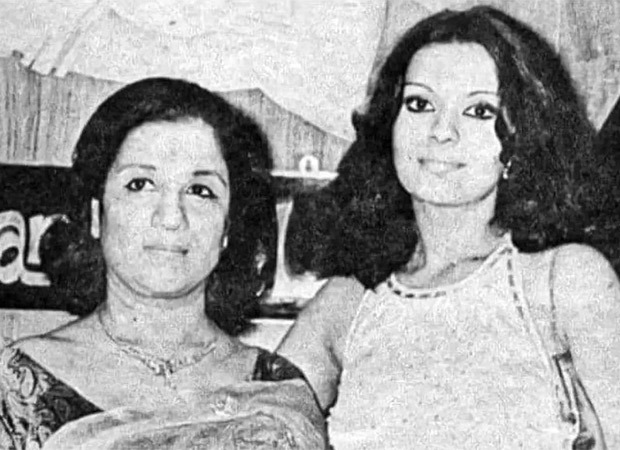 Zeenat Aman shares a throwback picture along with Mother Vardhini Scharwachter on her Instagram