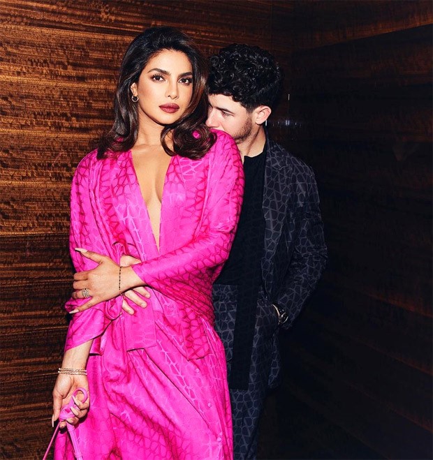 priyanka chopra pink dress Priyanka Chopra creates a monotone magic in a pink Valentino kaftan dress; shares loved up photos with her husband Nick Jonas : Bollywood News